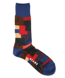 ▲BEAMS / パッチワーク ソックス