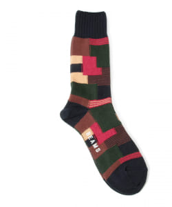 ▲BEAMS / パッチワークソックス