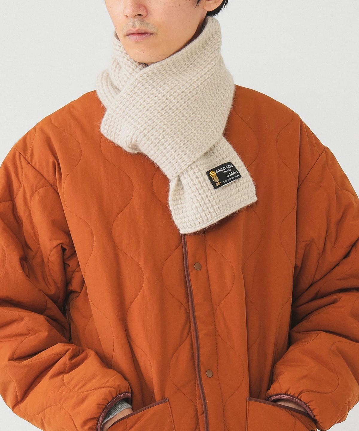 BEAMS（ビームス）ROBERT MACKIE × BEAMS / 別注 POPCORN MUFFLER