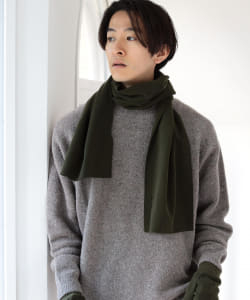 ▲BEAMS / POLARTEC (R) スクエア マフラー