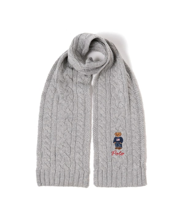 BEAMS（ビームス）POLO RALPH LAUREN / Polo Bear Cable-Knit Scarf 