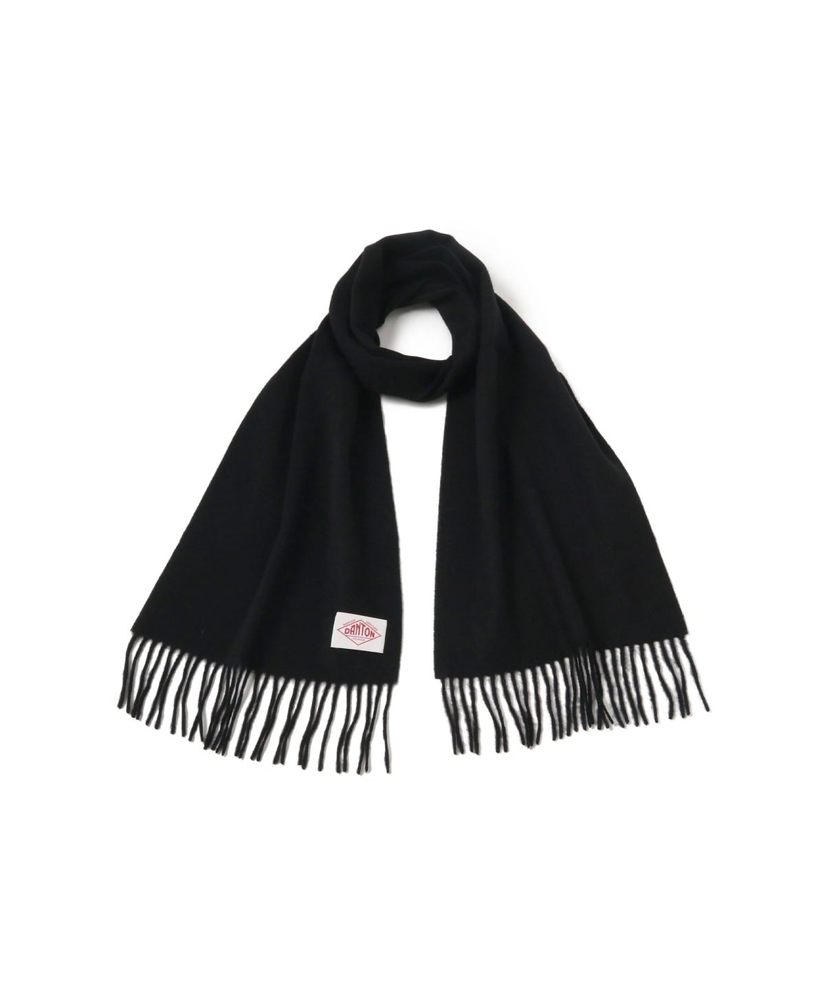 DANTON ダントン / WOOL CASHMERE MUFFLER ファッション雑貨 MEN BLACK ONE SIZE DANTON ダントン / WOOL CASHMERE MUFFLER ファッション雑貨 MEN BLACK ONE SIZE