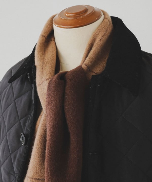 BEAMS（ビームス）リバーシブル カシミヤ 2トーン マフラー