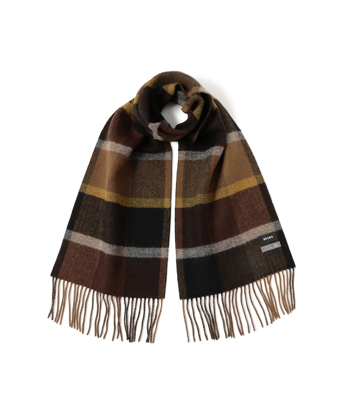 ブロックチェック リバーシブル マフラー ファッション雑貨 MEN MOCA BROWN ONE SIZE ブロックチェック リバーシブル マフラー ファッション雑貨 MEN MOCA BROWN ONE SIZE