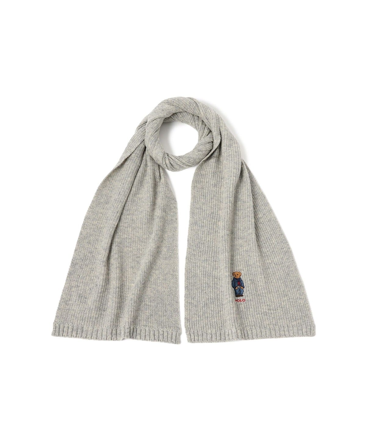 BEAMS（ビームス）POLO RALPH LAUREN / Solid Denim Bear Scarf