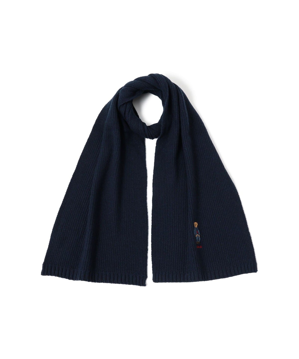 BEAMS（ビームス）POLO RALPH LAUREN / Solid Denim Bear Scarf