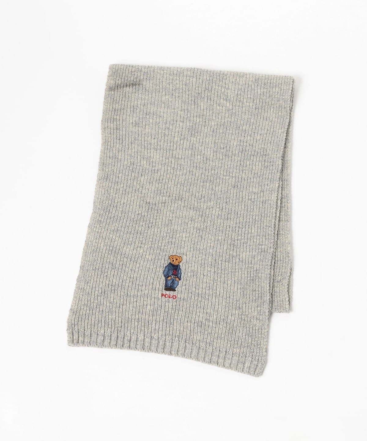 BEAMS（ビームス）POLO RALPH LAUREN / Solid Denim Bear Scarf
