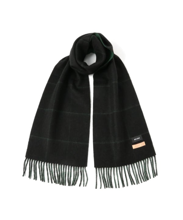 BEAMS（ビームス）カシミヤ ウィンドウペンチェック マフラー