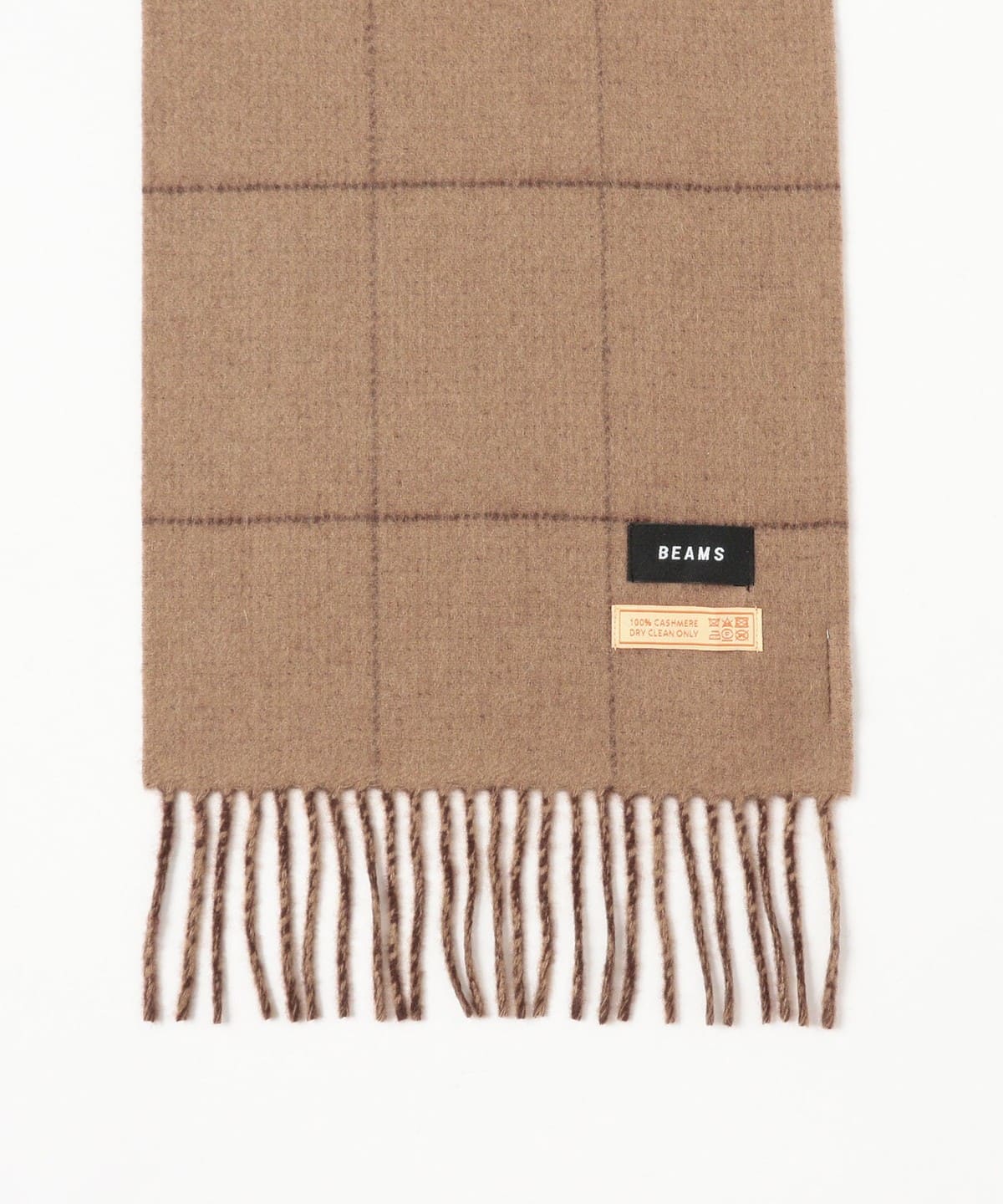 BEAMS（ビームス）カシミヤ ウィンドウペンチェック マフラー
