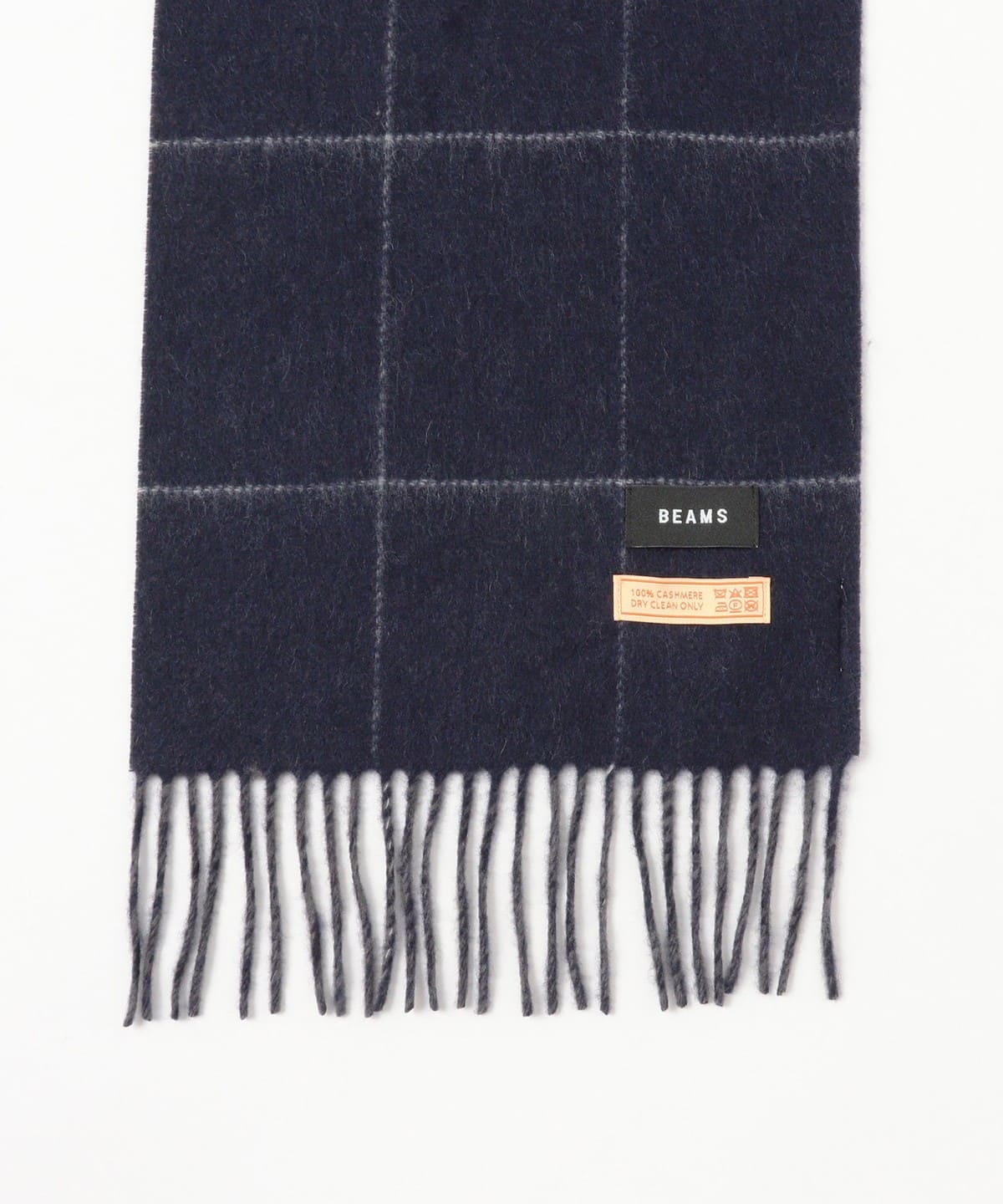BEAMS（ビームス）カシミヤ ウィンドウペンチェック マフラー
