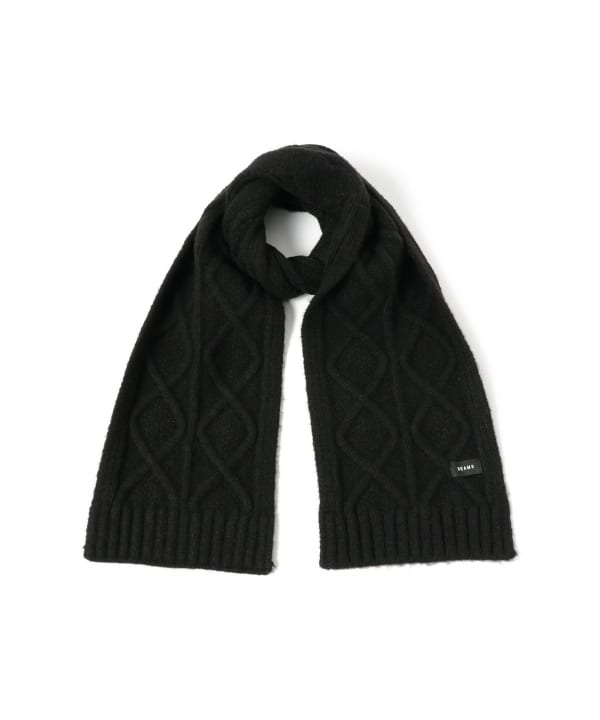 BEAMS（ビームス）ケーブルニット マフラー（ファッション雑貨
