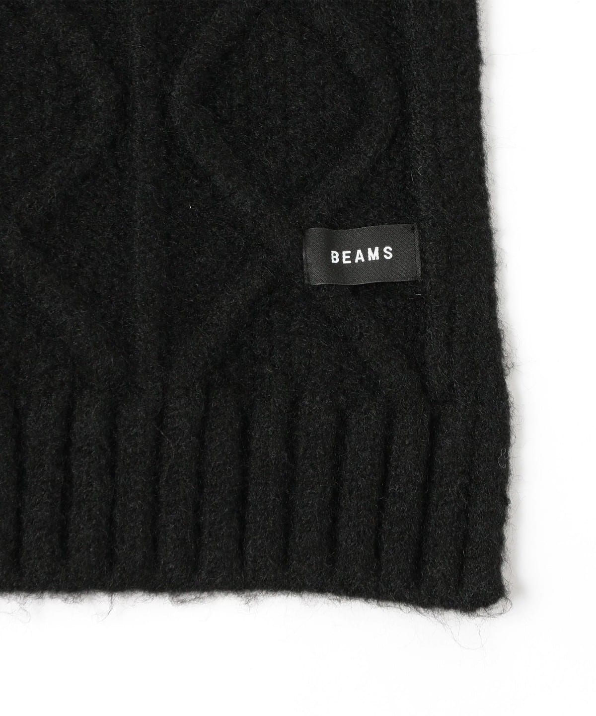 BEAMS（ビームス）ケーブルニット マフラー（ファッション雑貨