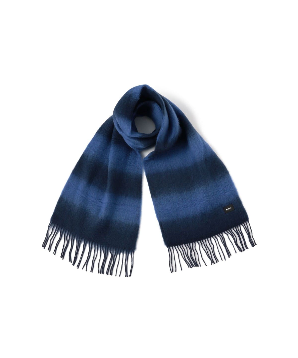 BEAMS（ビームス）ボーダー ビッグ ストール（ファッション雑貨