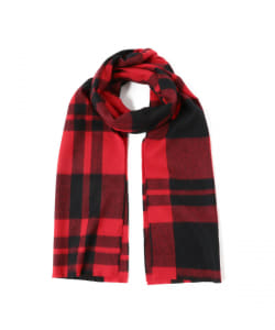 ▲BEGG & CO / カシミヤ スタジアムチェック マフラー