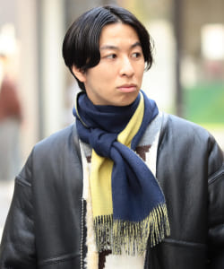 beee / Solid Reversible Cashmere Muffler