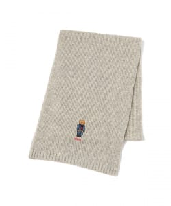 POLO RALPH LAUREN / ソリッド デニム ポロベア スカーフ