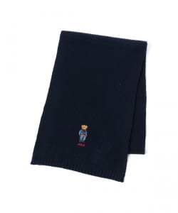 POLO RALPH LAUREN / ソリッド デニム ポロベア スカーフ