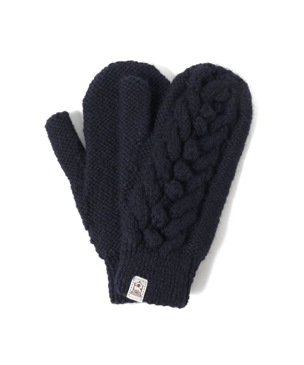 BEAMS PLUS（ビームス プラス）INVERALLAN / Hand Knit Mittens