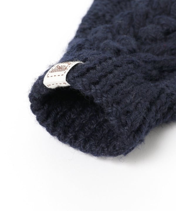 BEAMS PLUS（ビームス プラス）INVERALLAN / Hand Knit Mittens