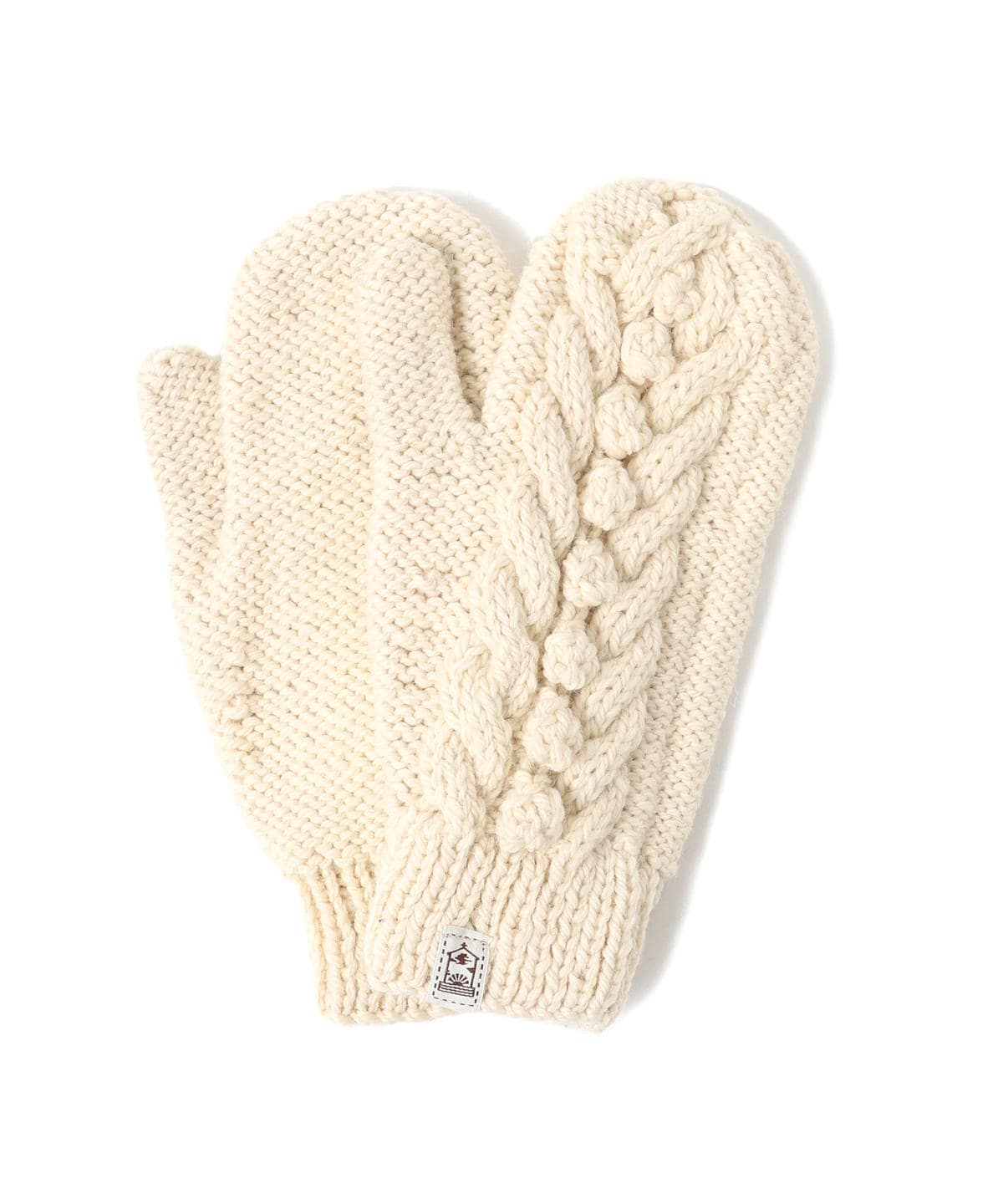 BEAMS PLUS（ビームス プラス）INVERALLAN / Hand Knit Mittens