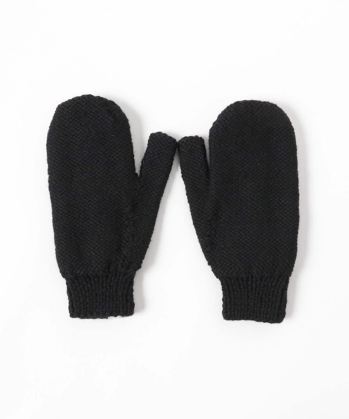 BEAMS PLUS（ビームス プラス）INVERALLAN / Hand Knit Mittens