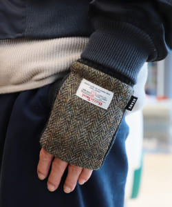 ▲BEAMS / Harristweed Fingerless Glove