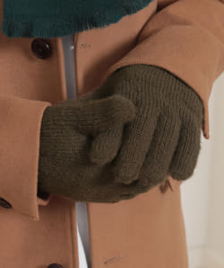 ▲BEAMS / Dralon ニット グローブ