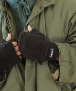 BEAMS / Fur Fingerless Glove 21FW