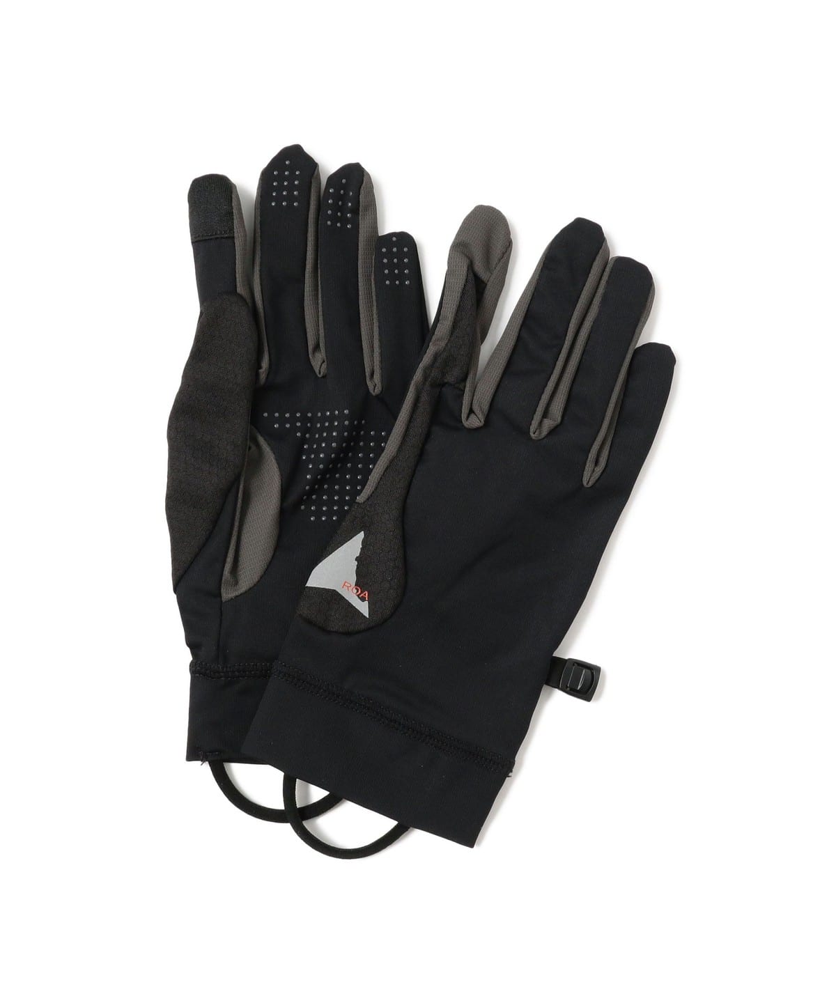 ROA アウトドア用 ブラック手袋 BEAMS（ビームス）ROA / Andie Base Layer Gloves（ファッション雑貨