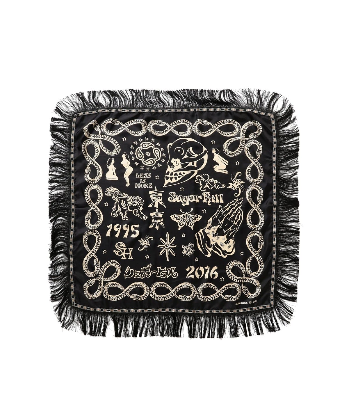 BEAMS（ビームス）SUGARHILL / FRINGE SILK SCARF（ファッション雑貨