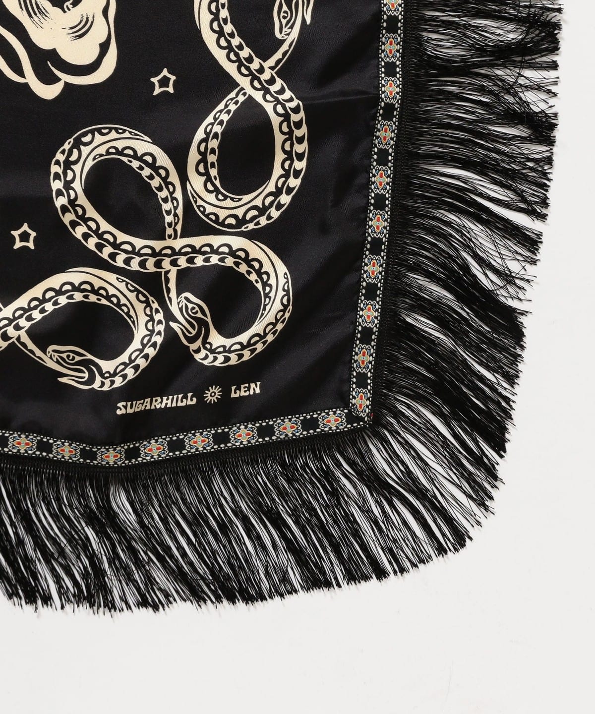 BEAMS（ビームス）SUGARHILL / FRINGE SILK SCARF（ファッション雑貨