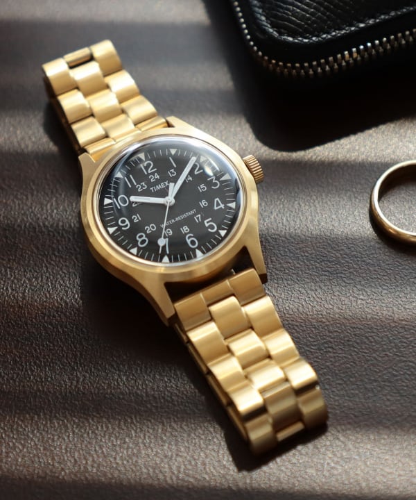 BEAMS（ビームス）TIMEX × BEAMS / 別注 CAMPER Yellow Gold（時計 ...