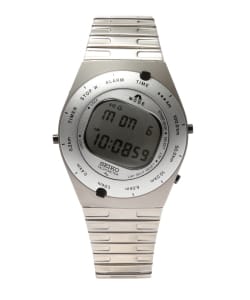 ▲SEIKO × GIUGIARO DESIGN / SPEEDMASTER デジタル ウオッチ（シルバー）