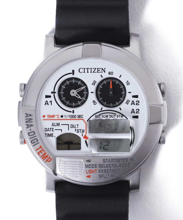 Beams ビームス Citizen Beams 別注 Round Face Ana Degi Temp アナデジ ウオッチ 時計 腕時計 通販 Beams