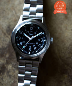 TIMEX × BEAMS / 別注 CAMPER STAINLESS STEEL 3針 手錶