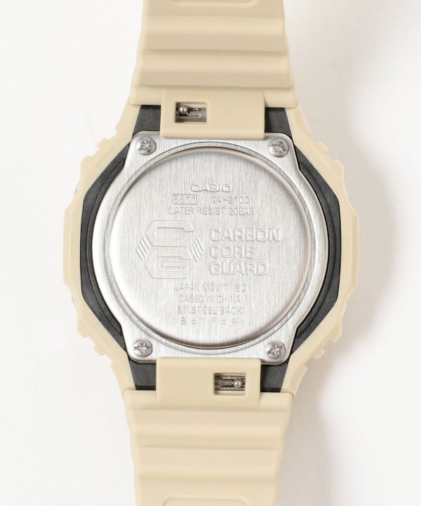 BEAMS（ビームス）G-SHOCK / GA2100 BEIGE アナデジウォッチ（時計