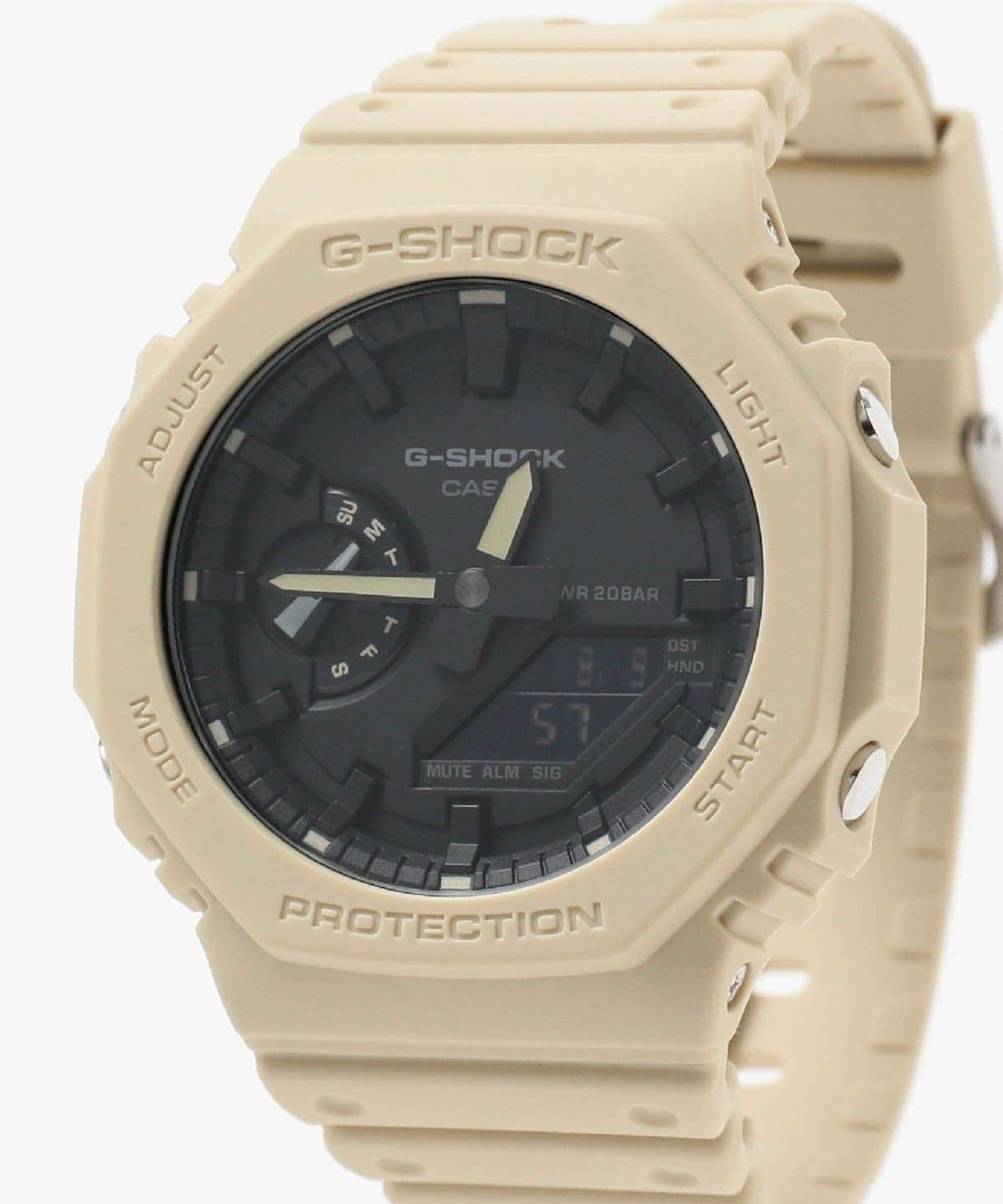 BEAMS（ビームス）G-SHOCK / GA2100 BEIGE アナデジウォッチ