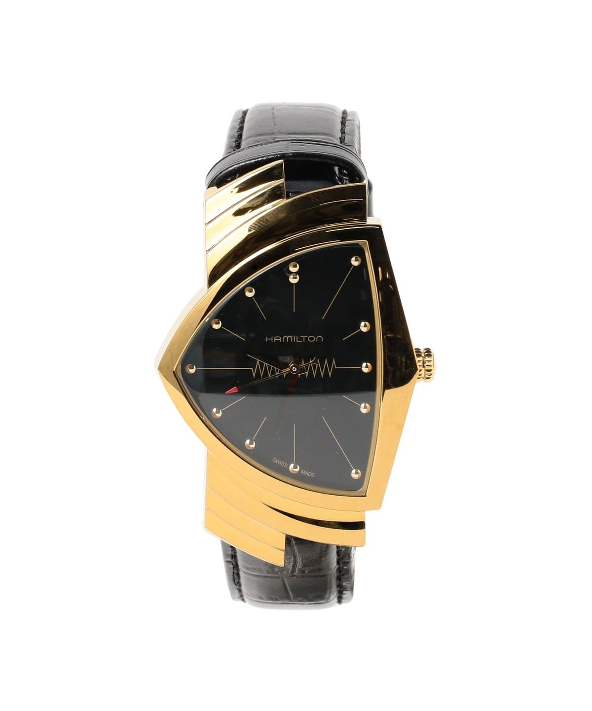 HAMILTON ハミルトン / VENTURA WATCH Black Gold 時計 MEN GOLD ONE SIZE
