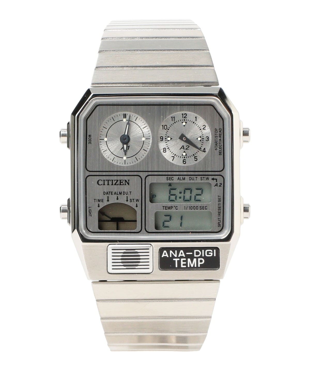 CITIZEN シチズン / Metallic ANA-DIGI TEMP 時計 MEN SILVER ONE SIZE