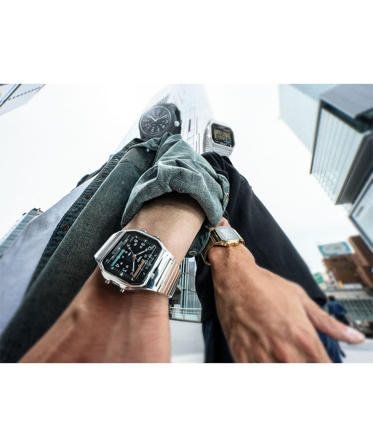 BEAMS（ビームス）【別注】TIMEX / Square Camper Silver（時計 腕時計