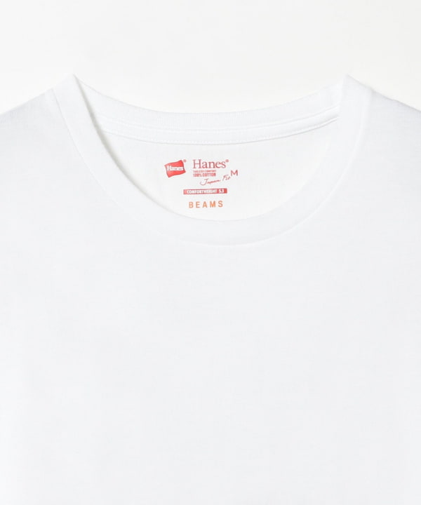 BEAMS（ビームス）Hanes × BEAMS / 別注 Japan Fit 2pack T-shirts