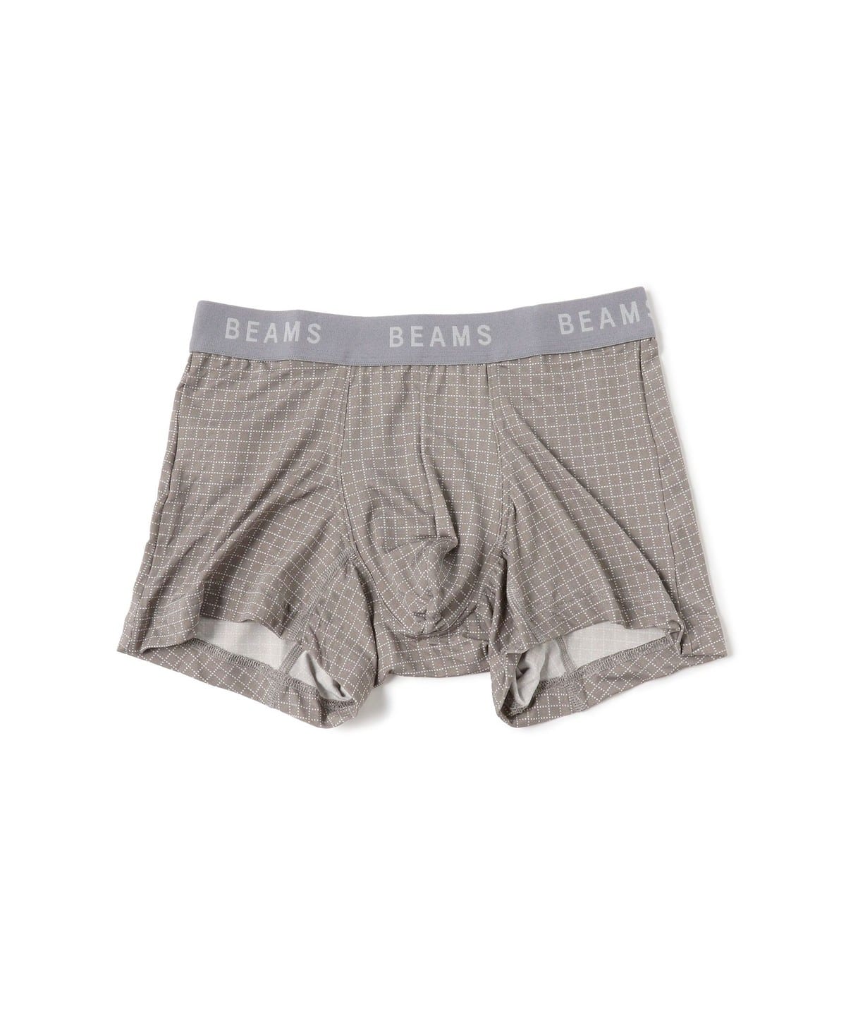 マイクログリッド ボクサーパンツ アンダーウェア・着物 MEN GREY L マイクログリッド ボクサーパンツ アンダーウェア・着物 MEN GREY L