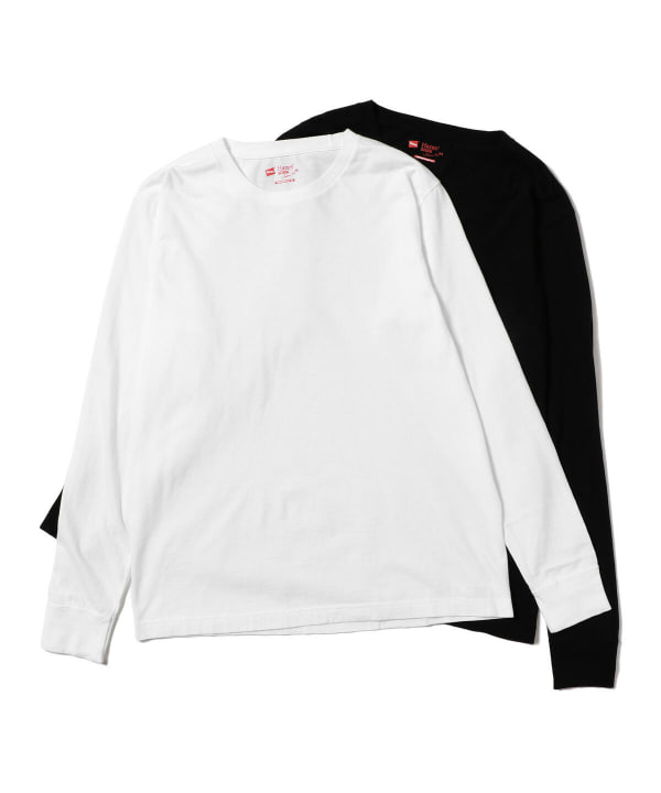 BEAMS（ビームス）Hanes / Japan Fit Long Sleeve T-shirts 2Pieces 