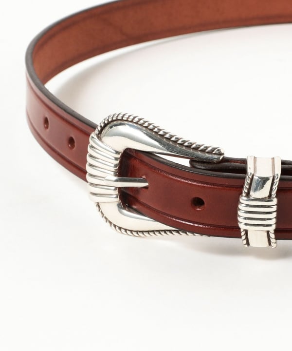 数量限定発売 BEAMS MEN TORY LEATHER / 1/4 Creased Belt ビームス