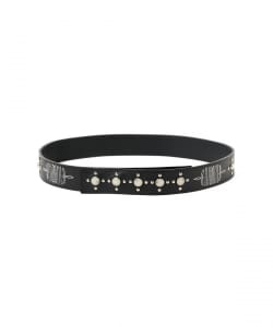 ▲DAIRIKU / Studs Button Leather Velt