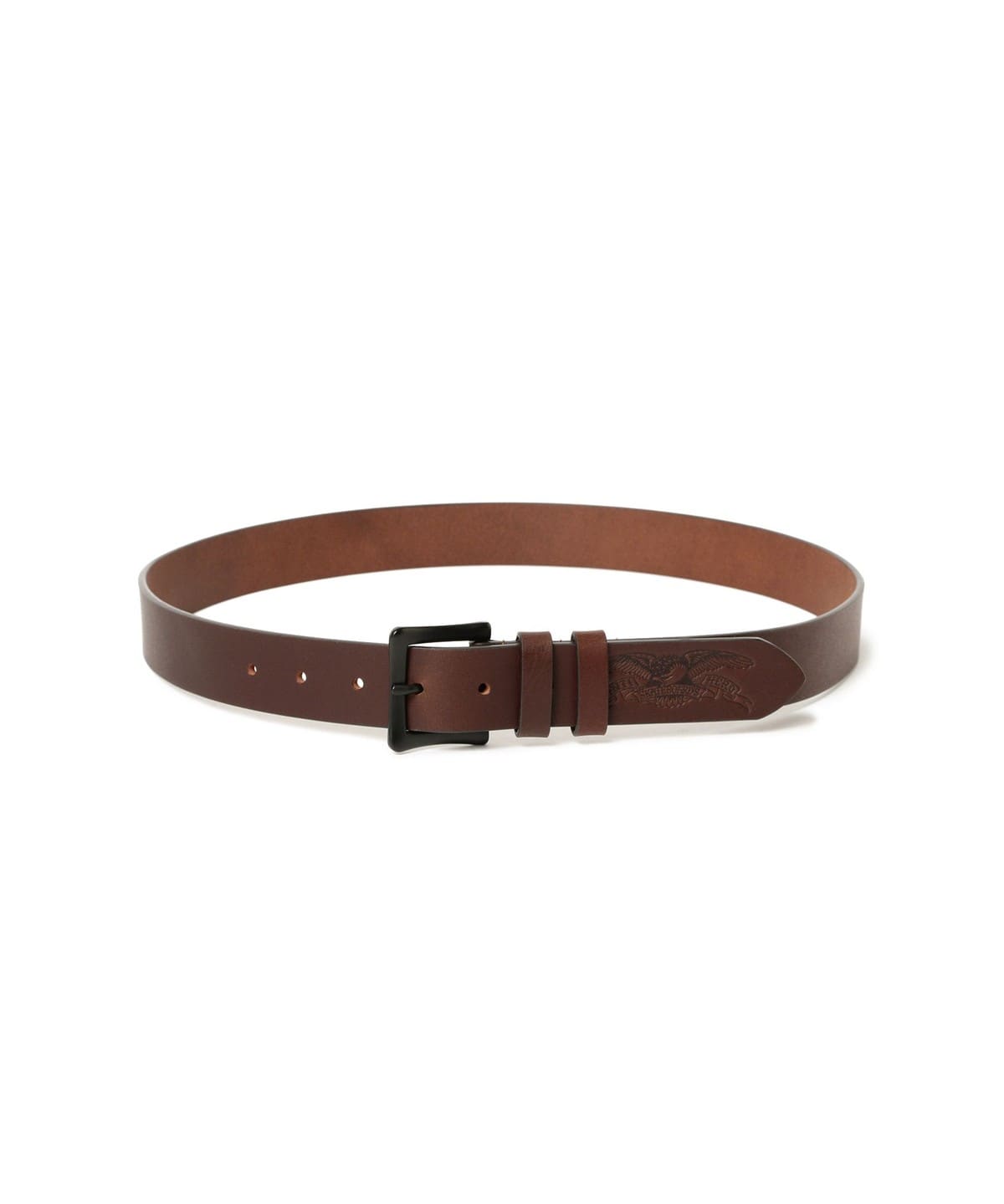 ANTI HERO アンタイヒーロー / BASIC EAGLE LEATHER BELT ファッション雑貨 MEN BROWN/BLACK L/XL ANTI HERO アンタイヒーロー / BASIC EAGLE LEATHER BELT ファッション雑貨 MEN BROWN/BLACK L/XL