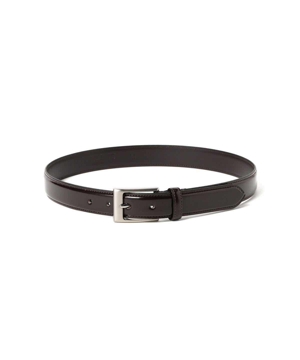 ガラスレザーベルト ファッション雑貨 MEN D. BROWN M ガラスレザーベルト ファッション雑貨 MEN D. BROWN M