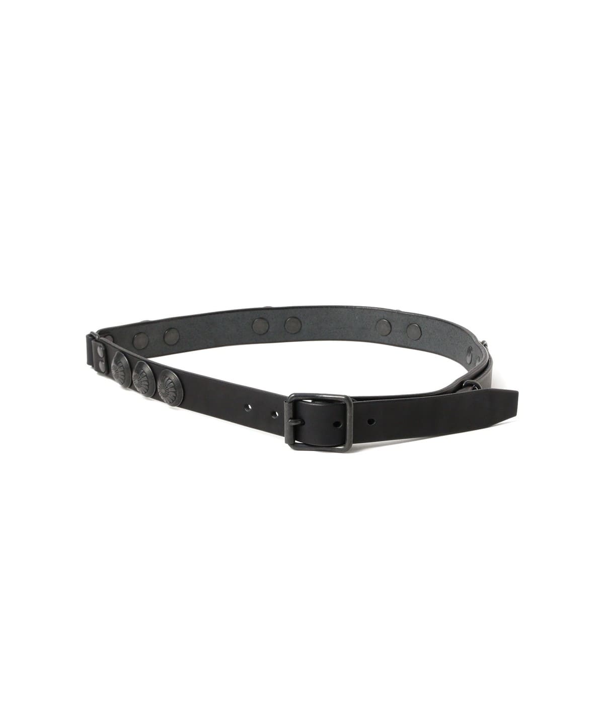 blackmeans ブラックミーンズ / ナローコンチョベルト ファッション雑貨 MEN a:BLACK/BLACK 1 blackmeans ブラックミーンズ / ナローコンチョベルト ファッション雑貨 MEN a:BLACK/BLACK 1