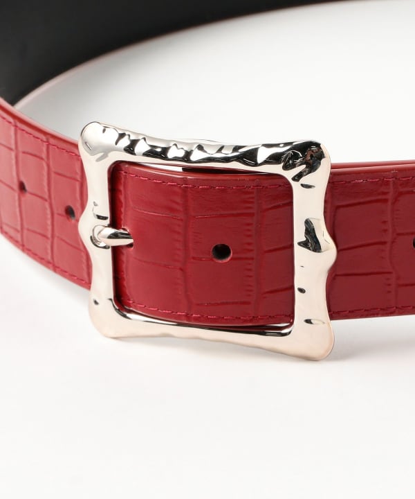BEAMS（ビームス）FUTURE ARCHIVE / CROCO LEATHER BELT