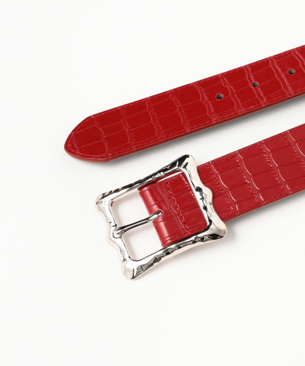 BEAMS（ビームス）FUTURE ARCHIVE / CROCO LEATHER BELT